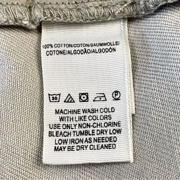 FREE PEOPLE BUTTON FLY DENIM SHORTS  CLOUD GREY - Picture 8 of 8